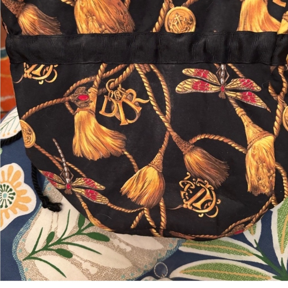 Christian Dior Vintage Pattern Bag Colorful Iconic Bag Attention Getting Bsg - Picture 3 of 6